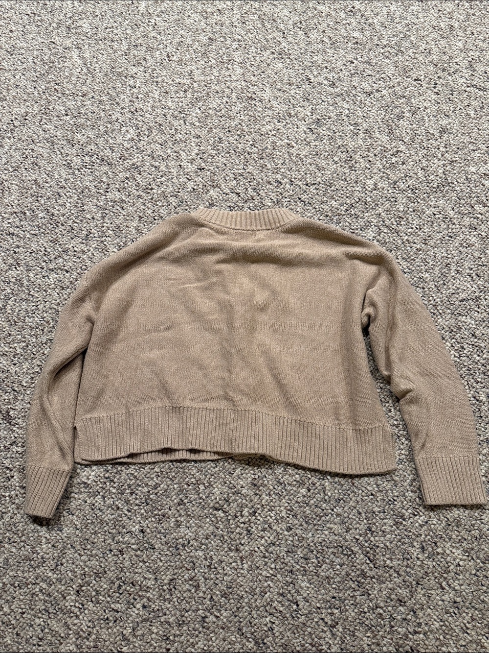 Quince cropped boxy cardigan sz medium - Picture 2 of 3
